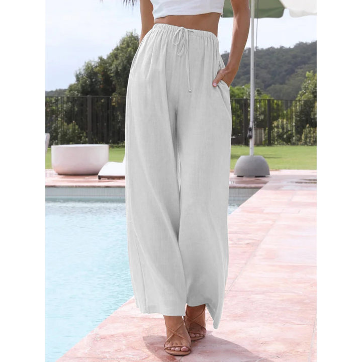 Rosie | Relaxed Lightweight Wide Leg Summer Trousers
