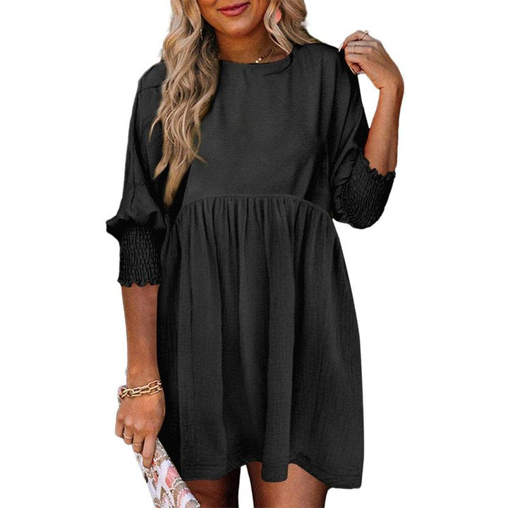 Rosie | Casual Crew Neck Loose Fit Mini Dress