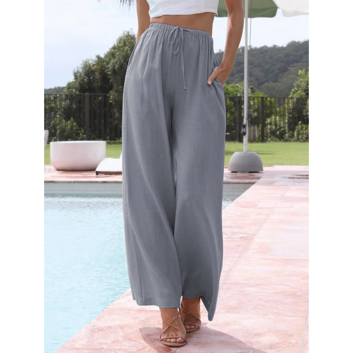 Rosie | Relaxed Lightweight Wide Leg Summer Trousers