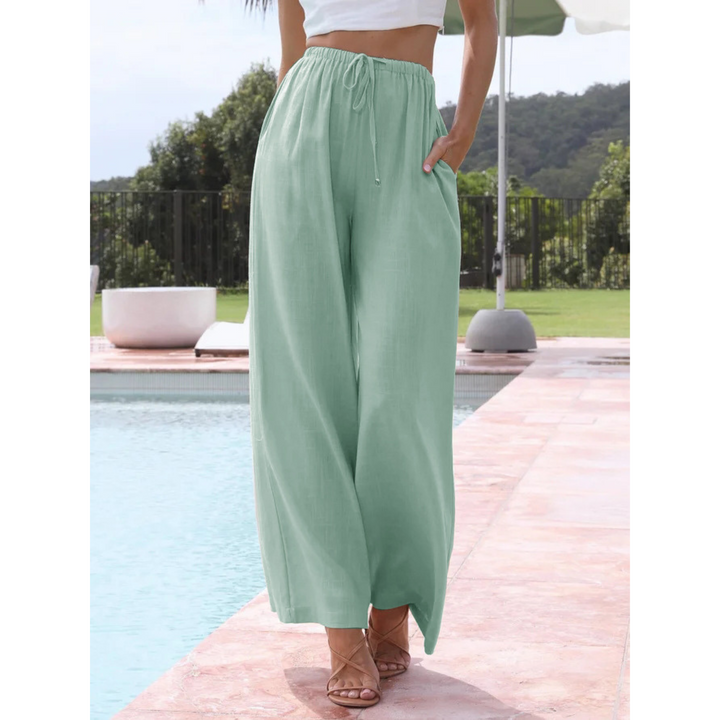 Rosie | Relaxed Lightweight Wide Leg Summer Trousers