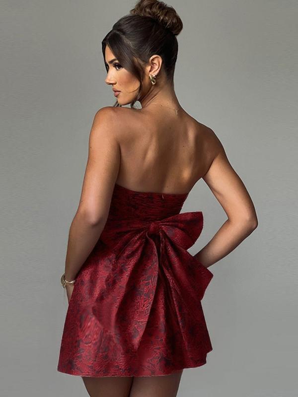 Rosie | Elegant Strapless A-Line Tube Dress for Summer & Dating