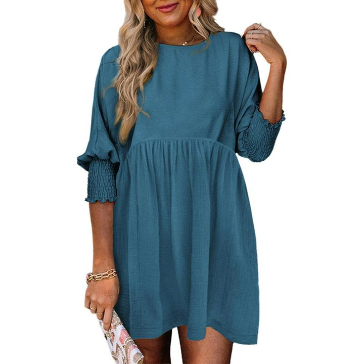 Rosie | Casual Crew Neck Loose Fit Mini Dress