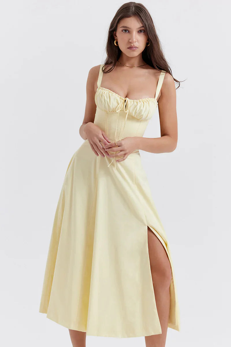 Rosie | Chic Corset Milkmaid Dress