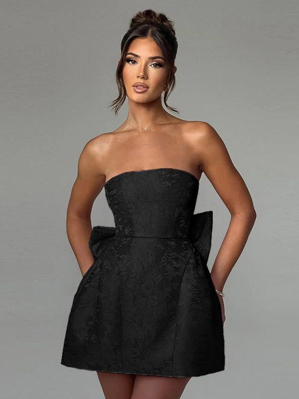 Rosie | Elegant Strapless A-Line Tube Dress for Summer & Dating