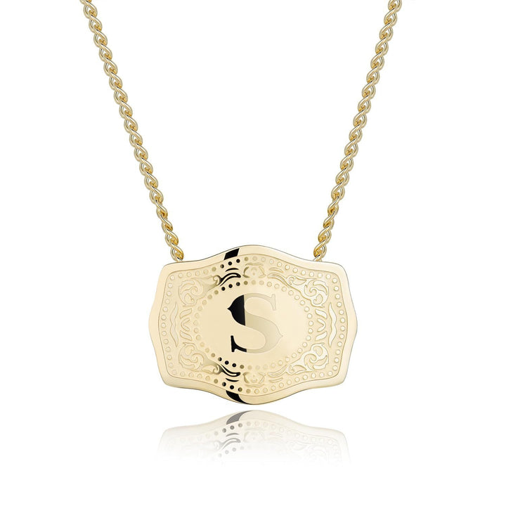 Rosie | Sleek Initial Letter Pendant Necklace