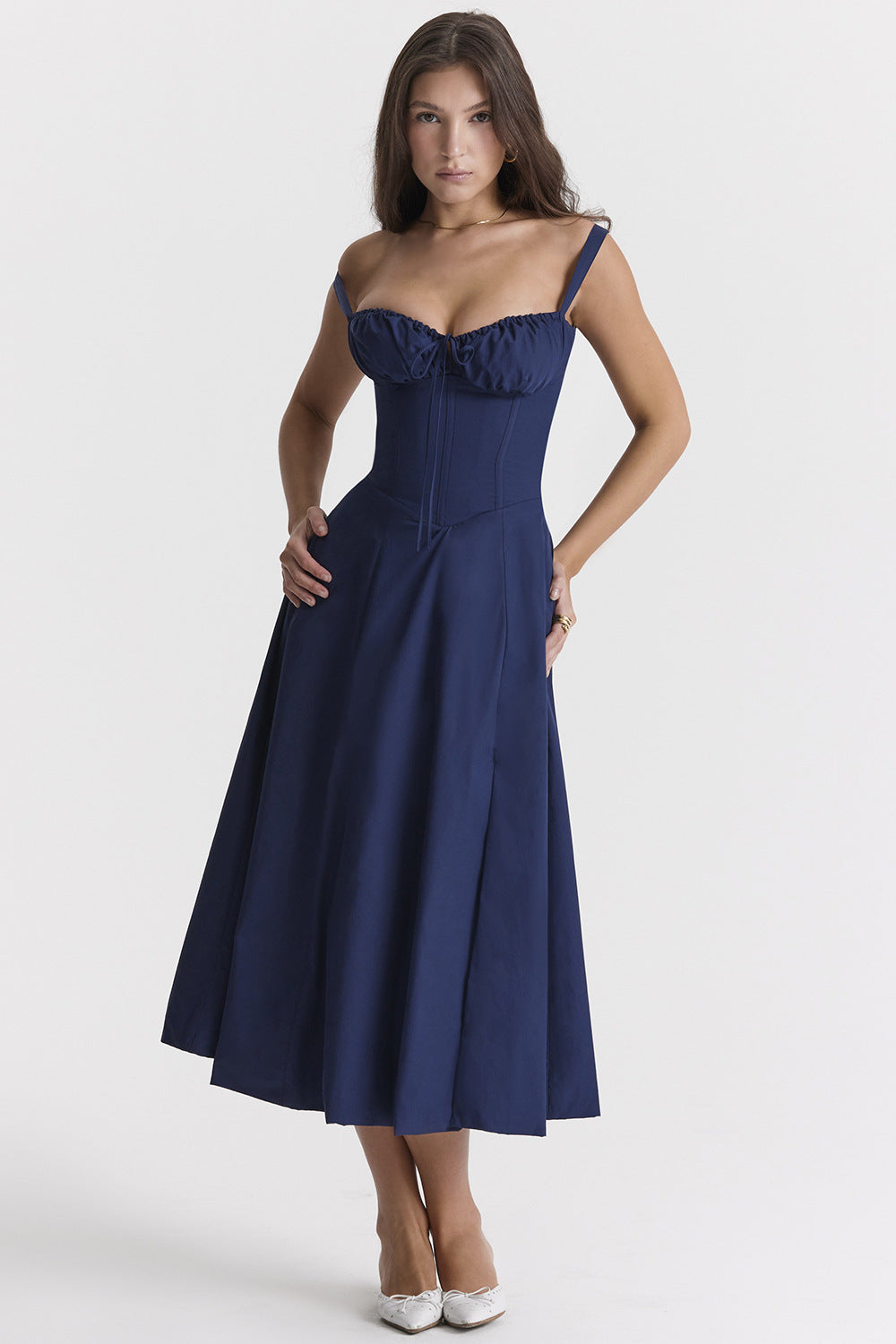 Rosie | Chic Corset Milkmaid Dress