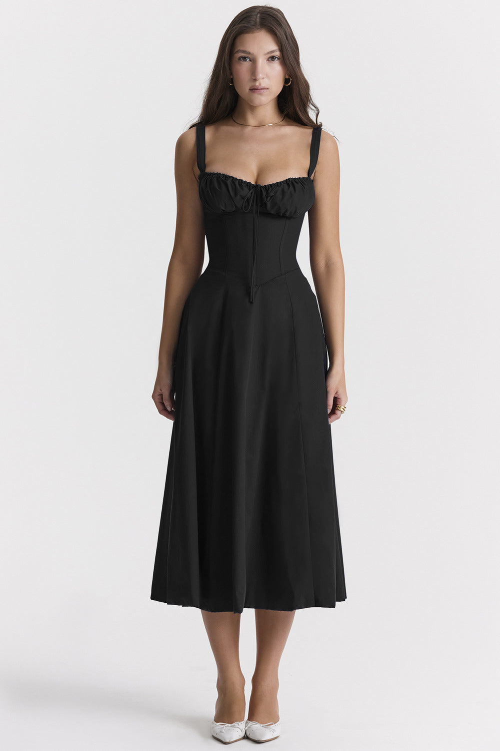 Rosie | Chic Corset Milkmaid Dress