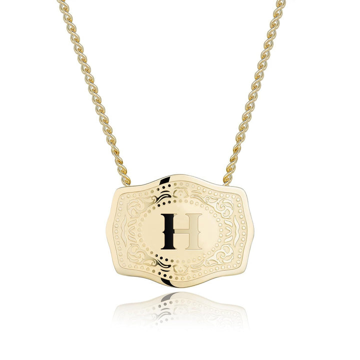 Rosie | Sleek Initial Letter Pendant Necklace