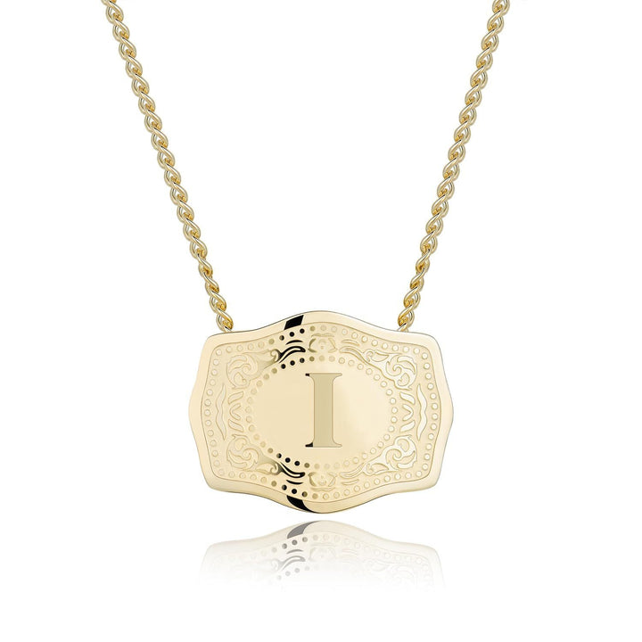 Rosie | Sleek Initial Letter Pendant Necklace