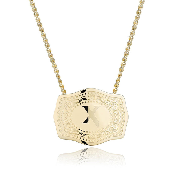Rosie | Sleek Initial Letter Pendant Necklace