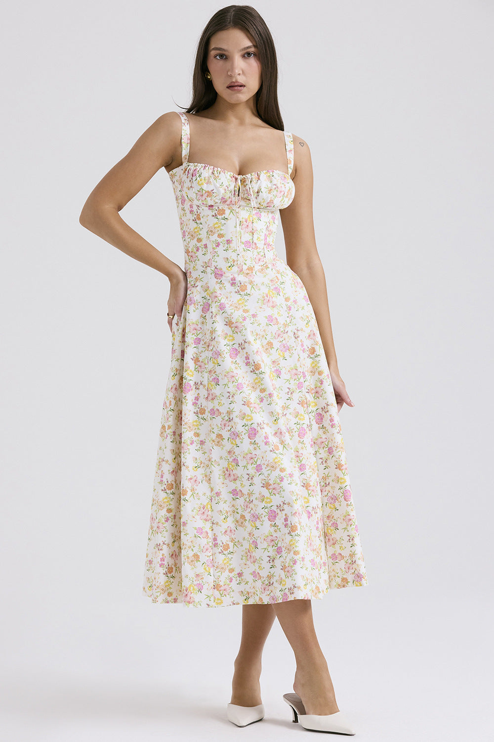 Rosie | Chic Corset Milkmaid Dress