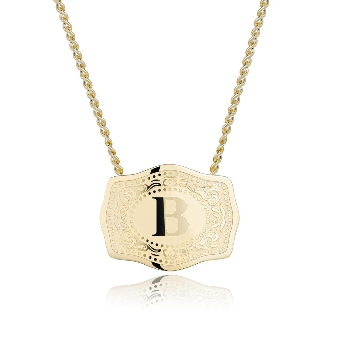 Rosie | Sleek Initial Letter Pendant Necklace