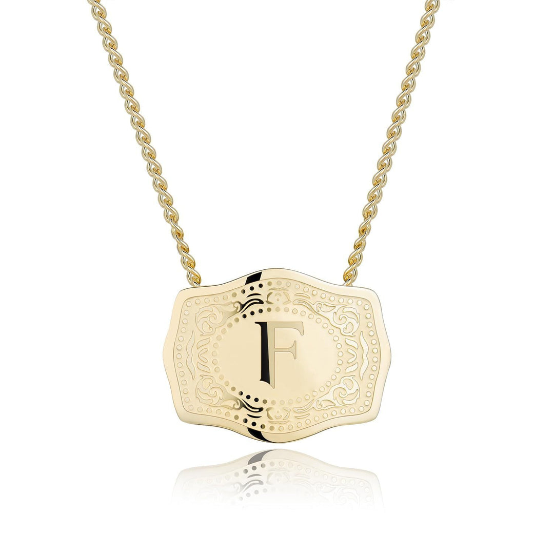Rosie | Sleek Initial Letter Pendant Necklace
