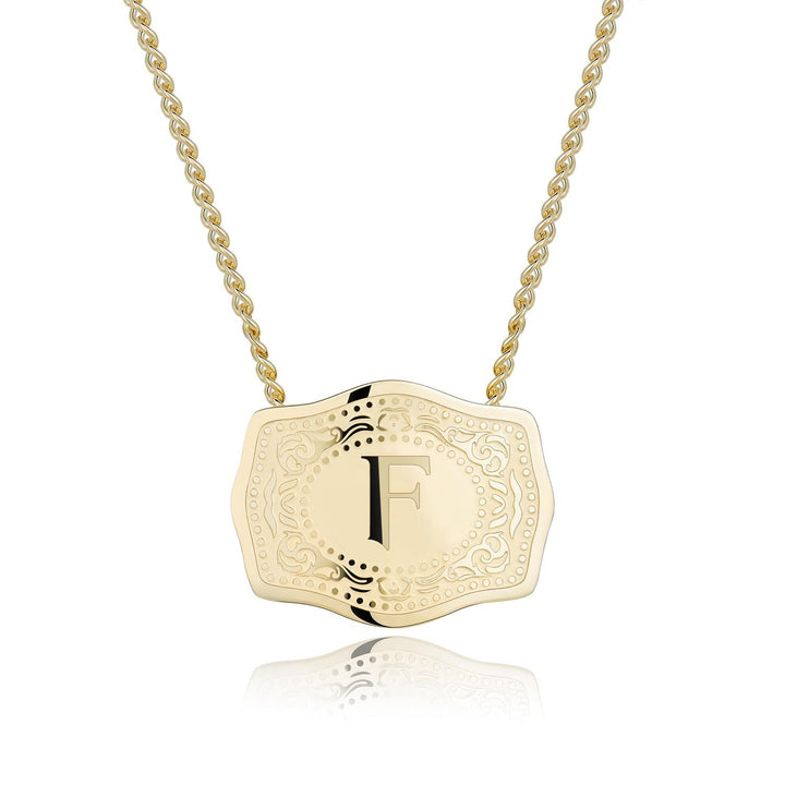 Rosie | Sleek Initial Letter Pendant Necklace