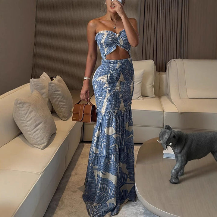 Rosie | Classy Ruffle Hem Mermaid Dress