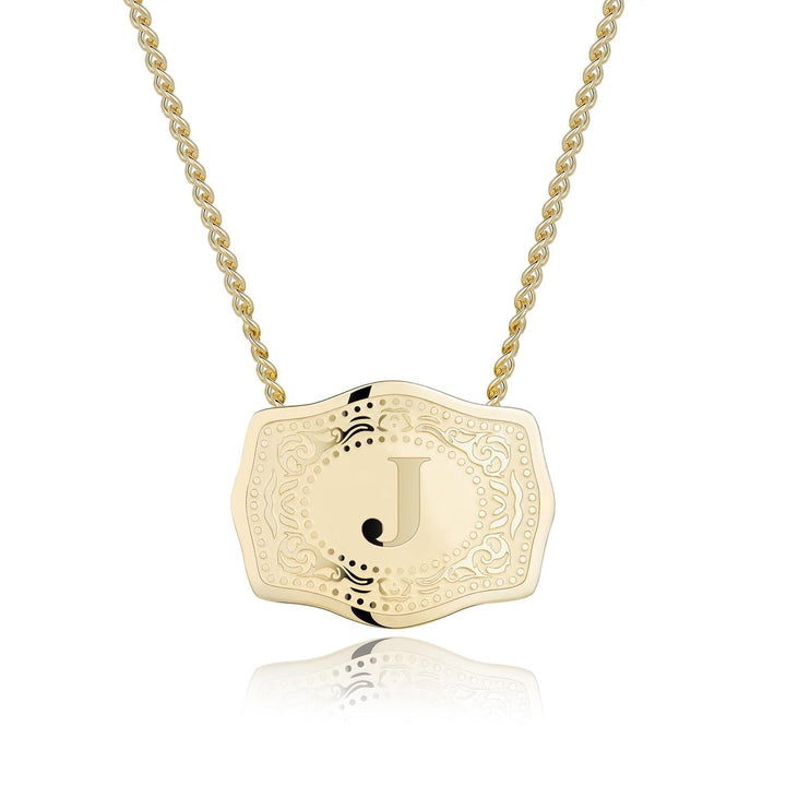 Rosie | Sleek Initial Letter Pendant Necklace