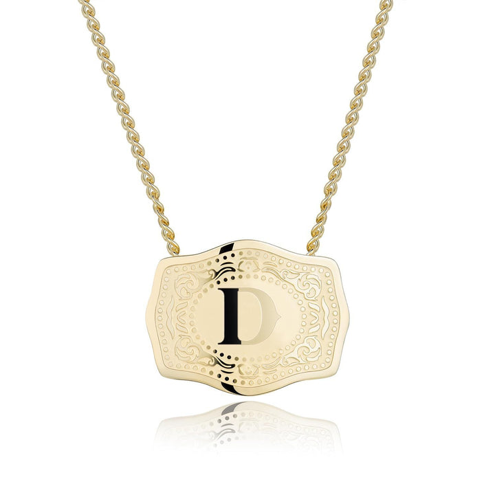 Rosie | Sleek Initial Letter Pendant Necklace
