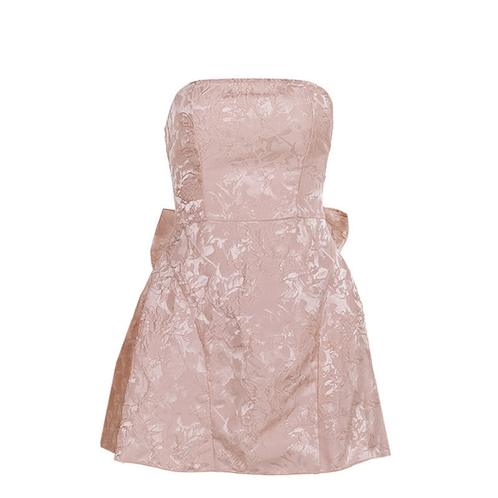 Rosie | Elegant Strapless A-Line Tube Dress for Summer & Dating