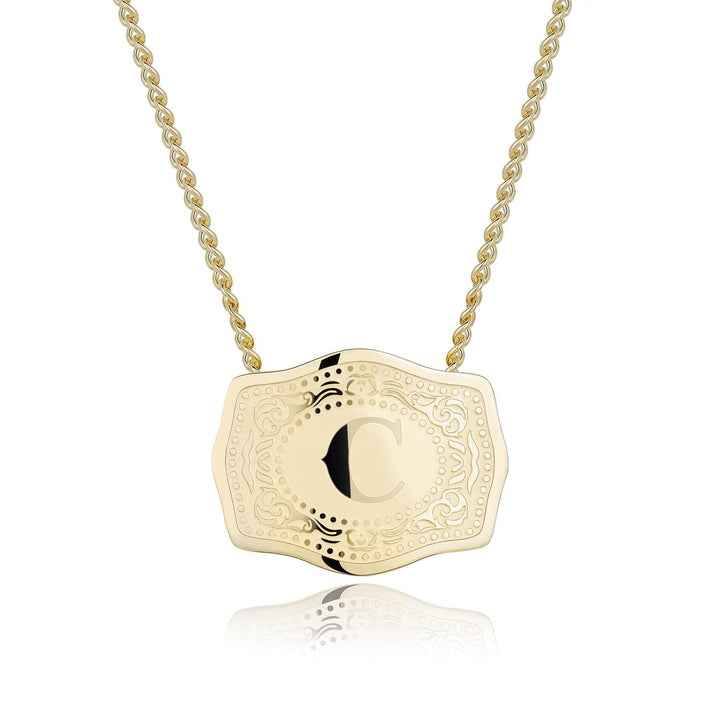 Rosie | Sleek Initial Letter Pendant Necklace
