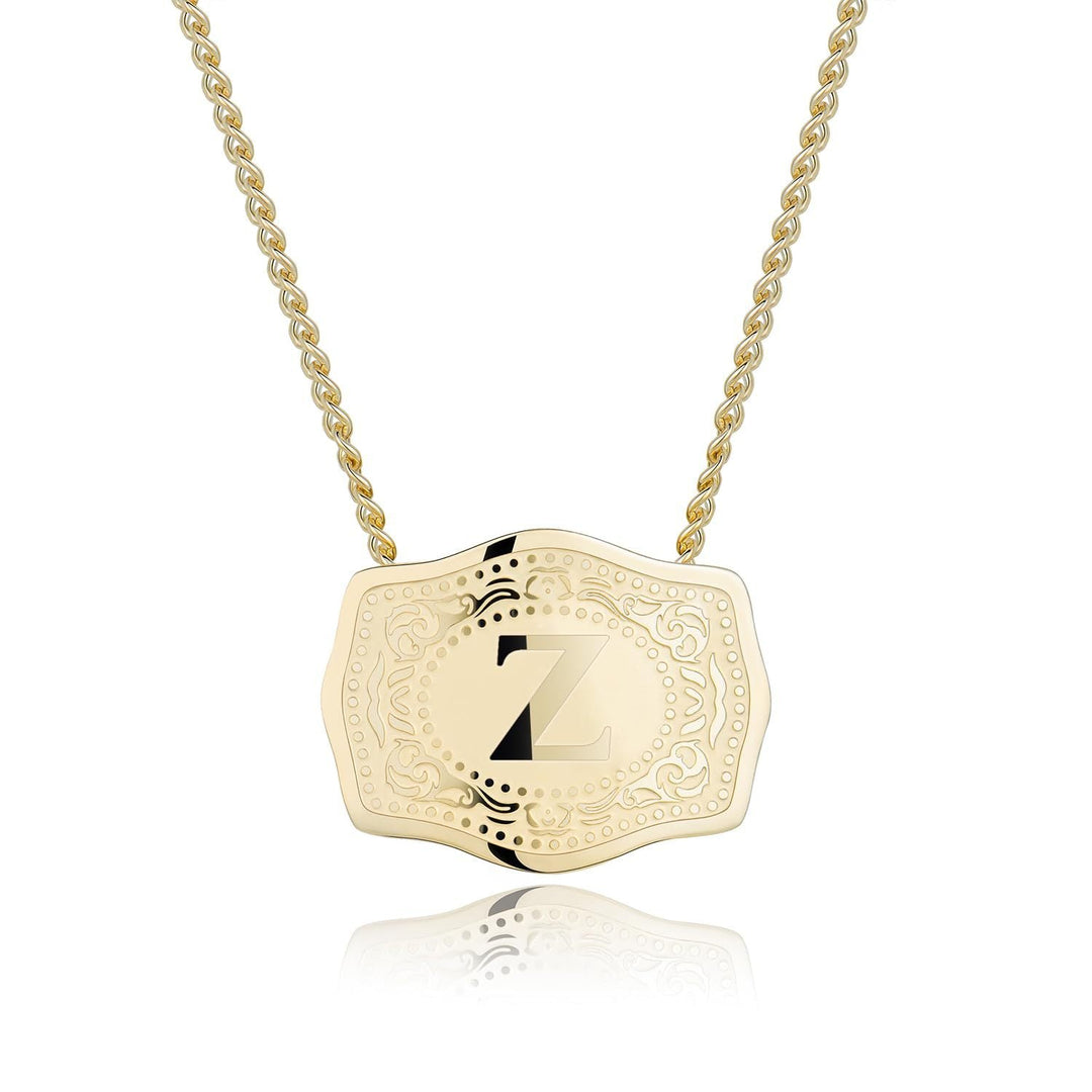 Rosie | Sleek Initial Letter Pendant Necklace