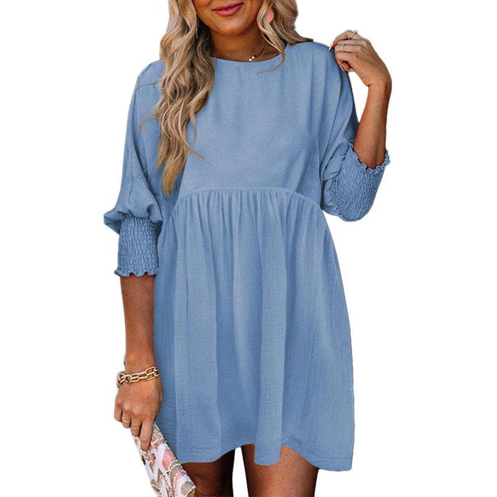 Rosie | Casual Crew Neck Loose Fit Mini Dress
